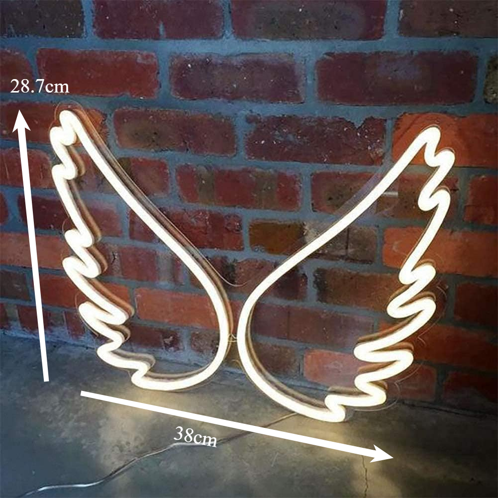 Princess Wing Neon Light Sign  - Outdoor Lighting For Store incelemesi ve fiyatı