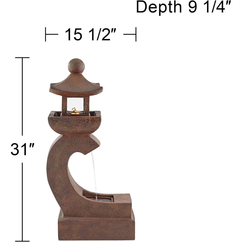 31 Zen-Inspired Rust Stone Out - Outdoor Zen Lighting incelemesi ve fiyatı