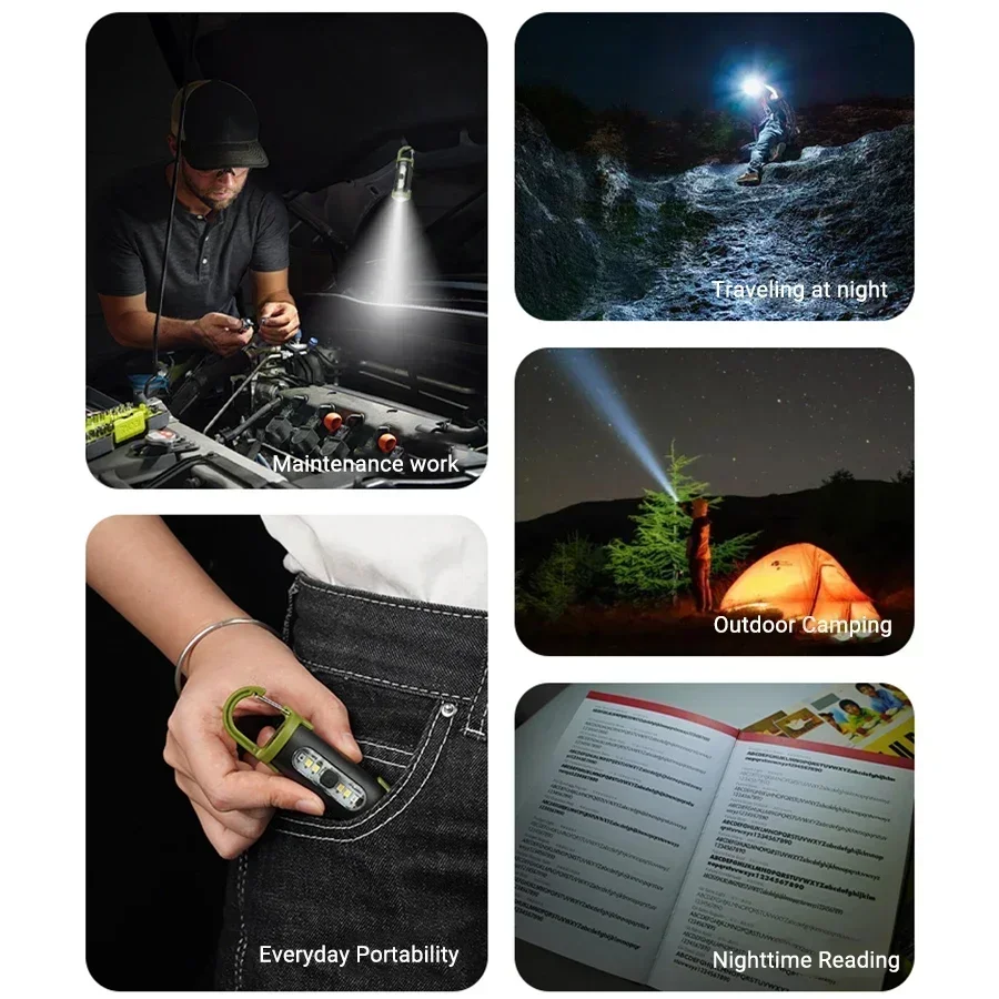Powerful EDC LED Flashlight Ke - Outdoor Lighting Types incelemesi ve fiyatı