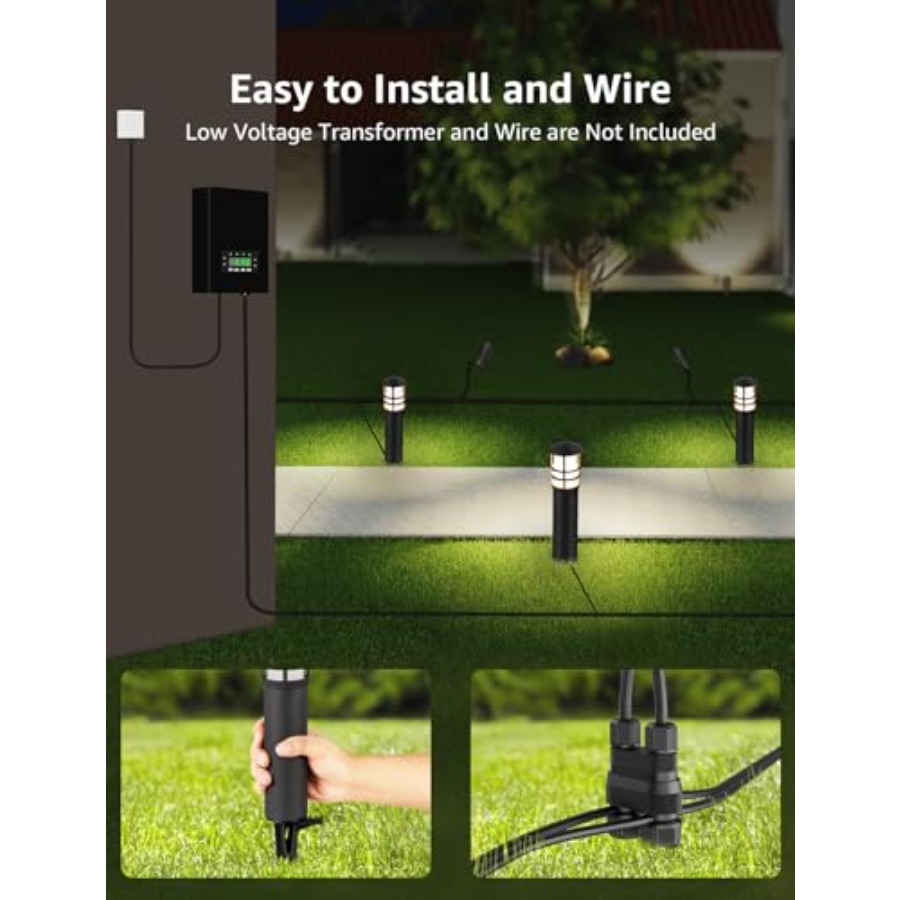 4-Pack Low Voltage Pathway Lig - Outdoor Lighting Low Voltage incelemesi ve fiyatı