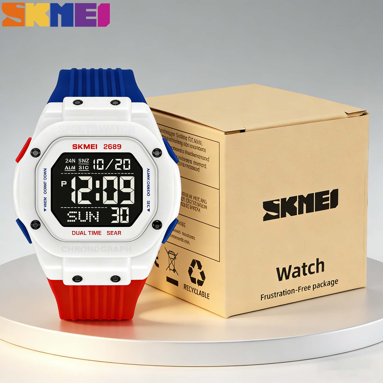 SKMEI 2689 Fashion Wristwatch  - Outdoor Lighting Zones incelemesi ve fiyatı
